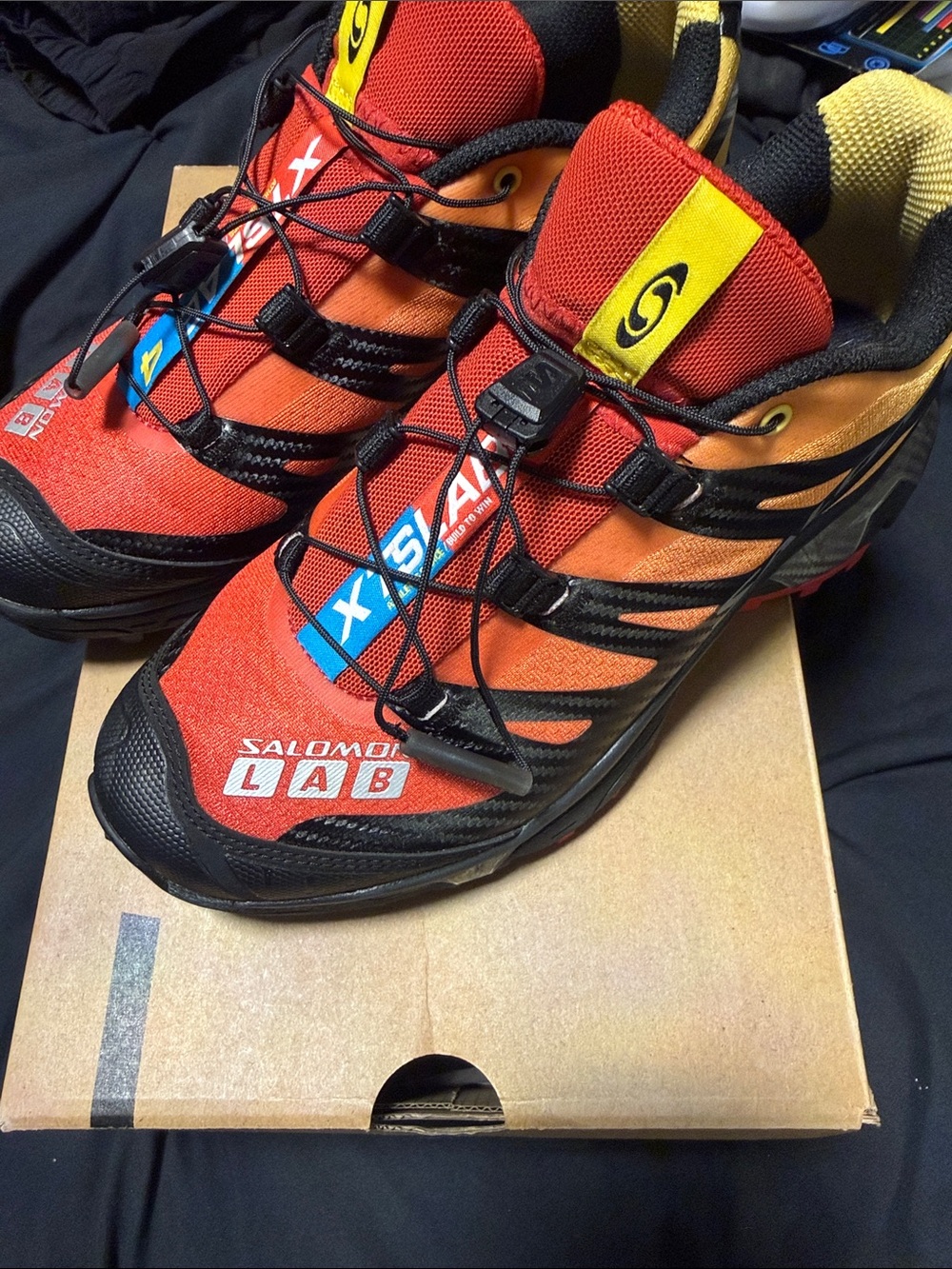 Salomon XT-4 Trail Shoes - Fiery Red/Orange